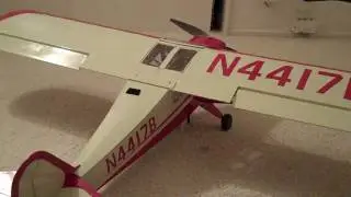 e-Flight Taylorcraft и Dx6i с микшированием Flapperon