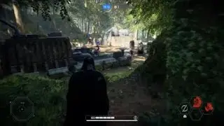 Héroes vs villanos Star Wars Battlefront  darth Vader pone mega putiza