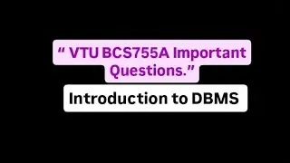 VTU BCS755A Module wise imp questions #vtu​ #vtumemes​ #viral#exam#impquestions #engineering