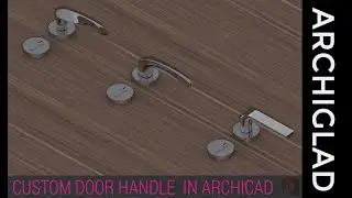 Project part 2 (create realistic window, door, door leaf - handle in archicad)