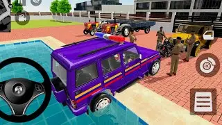 🚔 Indian Thief Auto | Police Jeep Pool Accident | Realistic Indian Police Game