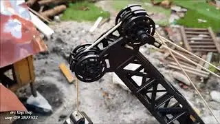 HUINA 572 RC CRANE test power