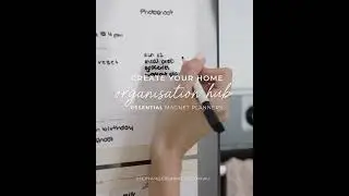 Organise the overwhelm! Create Your Visual Home Organisation Hub | Steph Pase Planner Magnets