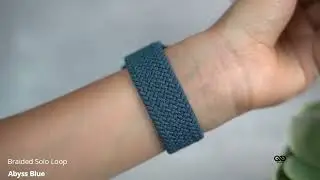 Abyss Blue Braided Solo Loop