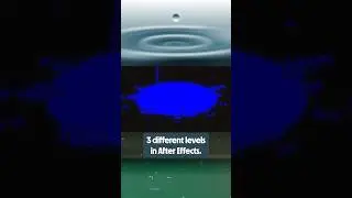 3 Levels of Rain Animation #aftereffects #motiongraphics #animation