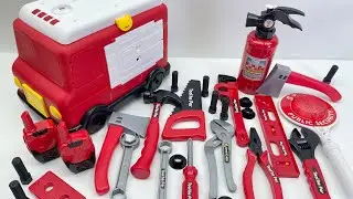 10 minutes to open the box test, fire truck equipped with fire equipment toys 消火設備を備えた消防車