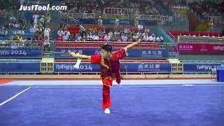 Nanjing 2014 Youth Wushu Tournament - Wushu (Taolu) - Men's Jianshu (Straight Sword) - 3rd Place