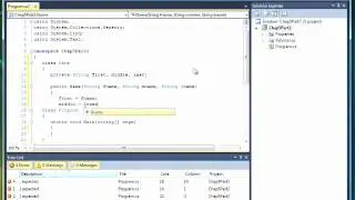 05 02 Class Data Members   Constructors- C Sharp dotNet Programming Training Video Tutorial