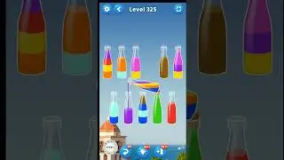 Water Sort Puzzle Game Level 325 #watersortpuzzle #watersortgame #mobilegame #colorpuzzle #games
