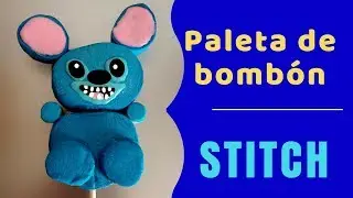 Como hacer Paleta de bombón de Stitch con Chocolate  |PASO A PASO| 😱😋