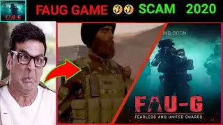 FAUG GAME - BIGGEST SCAM IN 2020 🤣 | FAUG GAME RELEASE DATE | FAU G GAME