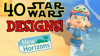 Star Wars Custom Designs and Clothes in Animal Crossing New Horizons!