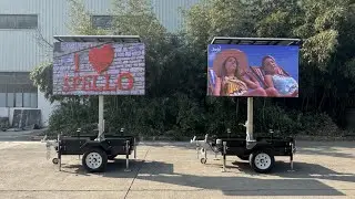 Solar LED Promotional Trailer