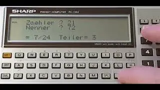 Sharp PC-1350 Basic