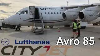 Cityjet Avro RJ85 | Lufthansa Wetlease Frankfurt to Leipzig