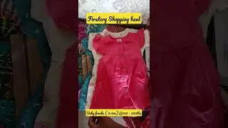 #shortsfeed #baby #babyfrock #firstcry #shopping #haul