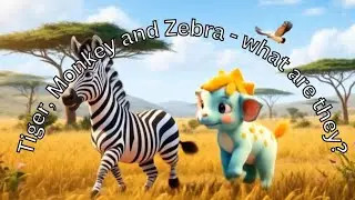 Meet the Wild! Tiger, Monkey, and Zebra - What Are They?