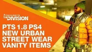 The Division 1.8 PTS PS4 New Urban Street Wear Vanity Items