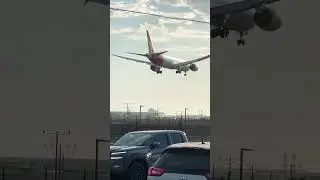 QANTAS QF93 Boeing 787-9 Dreamliner LANDING @ LAX