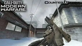 Counter-Strike Source Renetti Call of Duty Modern Warfare 2019 (Glock 18) -  PMR - Gameplay