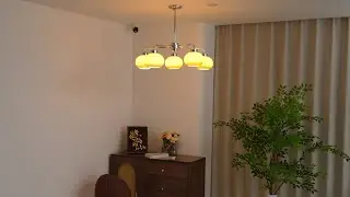 Oval Persimmon Chandelier &ndash; A Bold Statement of Warmth and Elegance