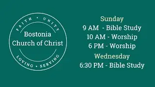 12/17/25 - Biblical Foundations for Healthy Relationships (Wednesday Class)