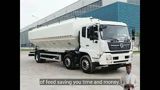 bulk feed transport truck