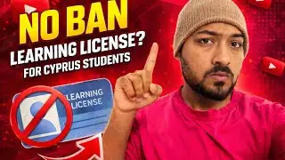 NO BAN on Learning License in Cyprus? Truth for Students 🇨🇾&rdquo; #foryou #cyprus #karanpb02 #viral