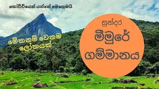 සුන්දර මීමුරේ ගම්මානය  (Meemure Village) කෝච්චියෙන් යන්නේ මෙහෙමයි / 2021 with Travel Time Sri Lanka