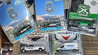 Greenlight Hot Pursuit police vehicles hobby exclusive plus green machines