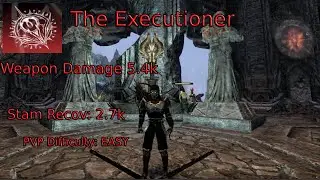 ESO PvP BUILD STAMNB: THE EXECUTIONER(Stone Thorn)