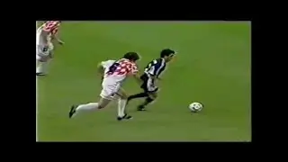 Mu&ntilde;eco Gallardo gambeta vs Croacia Mundial 98