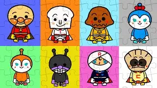アンパンマンパズルで遊ぼう🌈新春パズル大会🌈おもちゃ アニメ 知育 幼児 赤ちゃん向け 幼児向け 教育 パズル