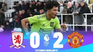 Man United vs Middlesbrough | Highlights | U18 Premier League 21-04-2023