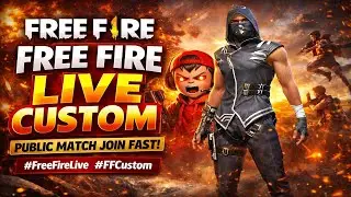 FREE FIRE LIVE TODAY 🔥 | GUILD TRYOUT + 4V4 CUSTOM MATCH #freefirelive  #guildtest #ffcustomroom