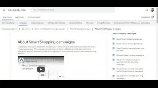 How to create and Monitor Smart Shopping Campaigns
