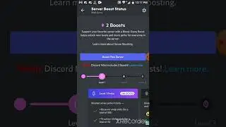 How to boost discord server #shorts #server boost
