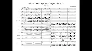 Bach - Prelude and Fugue in G Major, BWV 884 - Arr. for Baroque Orchestra.