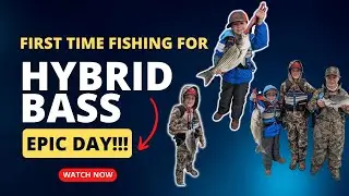 First HYBRID BASS fishing trip ever!