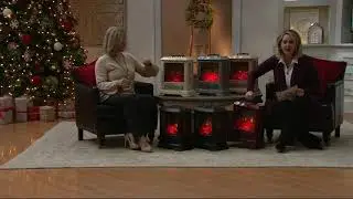 Duraflame Portable Stove Heater with Handle & Side Viewing on QVC
