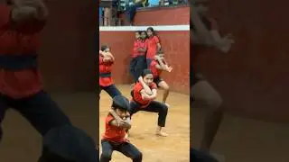 Kalaripayattu practising kids