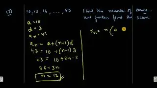 Important Basic Questions on A.P. and Sum of A.P. || Sequence and Series || Class 11.