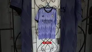 #49 #SHORTS JERSEY REAL MADRID AWAY 22/23 (GRADE ORI) / FANS VERSION, VIDEO DETAIL IN MY CHANEL 🟣