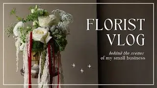 florist vlog! | come with me on a flower delivery + day of capturing content