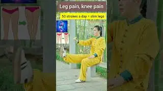 Taichi simple Exercises For Leg pain, Knee pain #qigong #taichi #kungfu #wudang #shaolin #healthy