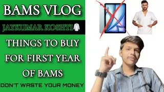 Things to buy for 1st year of bams🥼 #bamslife