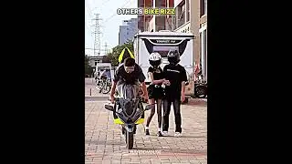 Normal skill VS King of bike rizz