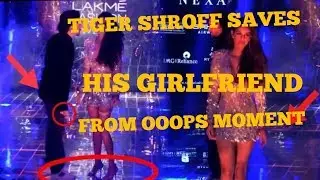 Tiger Shroff saves his girlfriend Disha Patani from oops moment