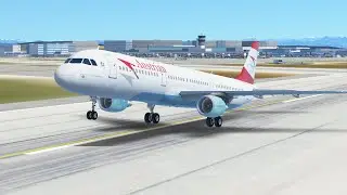 Austrian Airlines A321 Takeoff | Zurich Airport | Infinite Flight