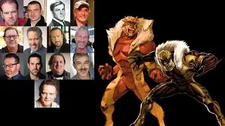Animated Voice Comparison- Sabretooth (X-Men)